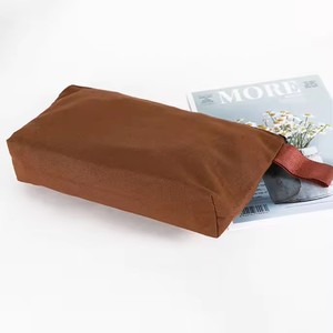 Borse da viaggio per il trucco <span class=keywords><strong>o</strong></span> il Kit per il trucco di tela per ragazze borse cosmetiche in cotone bianco di colore puro - Product Image 6