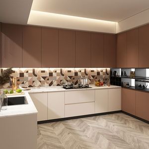 Gabinetes de Cocina de Lujo Importados, Juego Completo, Muebles Modernos de Almacenamiento, Despensa en Venta, Mejoras para el Hogar - Product Image 3