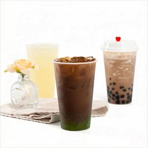 Gobelets en plastique PP jetables transparents et givrés, écologiques, pour les plats froids et chauds à emporter, les fêtes et les restaurants - Product Image 2