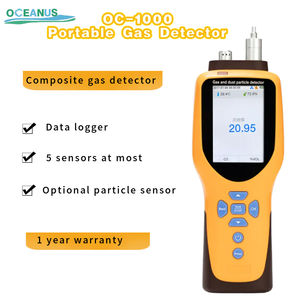 Analizador de Gases Portátil OC-1000 con Bomba de Succión, Alarmas Audibles/Visuales/Vibración para Detección de CO, O2 y Olores en Hornos - Product Image 4