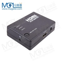 Penjualan laris OEM 1080p pengalih sinyal Video 3 In 1 dengan pengendali jarak jauh IR pengalih Video HDMI 3 Port
