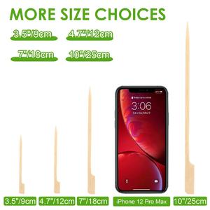 Vente en gros de Chine <span class=keywords><strong>pas</strong></span> <span class=keywords><strong>cher</strong></span> Bâtons de Teppo en bambou biodégradables personnalisés Brochettes de <span class=keywords><strong>barbecue</strong></span> Bbq Bâtons de bambou pour fête Camping Pique-nique - Product Image 6