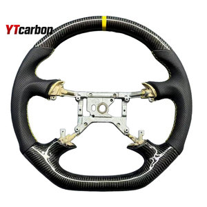 Volante de Fibra de Carbono Real Personalizado Estilo Racing YTcarbon para Seville SLS STS 92-97, Accesorios Interiores para Auto - Product Image 3