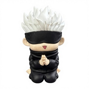 Action Figure in PVC Versione Q di Jujutsu Kaisen, Modellino <span class=keywords><strong>Anime</strong></span> da Auto di <span class=keywords><strong>Gojo</strong></span> <span class=keywords><strong>Satoru</strong></span> in Posizione Seduta - Product Image 1