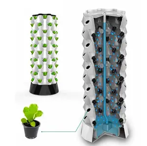 Plant Verticale Toren Kweeksystemen Plantsysteem Film Druppelirrigatie Grote Stookruimte> 90% Hydroponische Kas Indoor