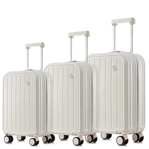 Maleta de Transporte de 20, 24 y 28 pulgadas, bolso de viaje ABS para PC, 4 ruedas rodantes, a medio Control, 3 piezas - Product Image 3