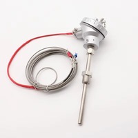 China Manufacture High Temperature Sensor Stainless Steel Screw Threaded RTD k Type Thermocouple