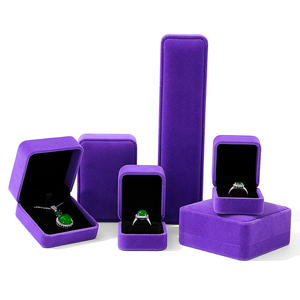 Boîte à bijoux carrée en velours multicolore, très vendue, luxueuse, vintage, pour le rangement en voyage, bracelets, bagues, boucles d'oreilles, cadeaux de mariage - Product Image 6