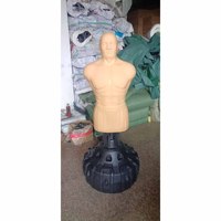Mannequin de Frappe Boxe et Taekwondo à Hauteur Réglable pour Entraînement de Boxe et de Combat