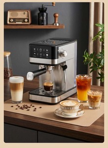 <span class=keywords><strong>Cafetera</strong></span> Espresso Inteligente con Pantalla Táctil, Acero Inoxidable, Automática, Estilo Italiano, para el Hogar - Product Image 6