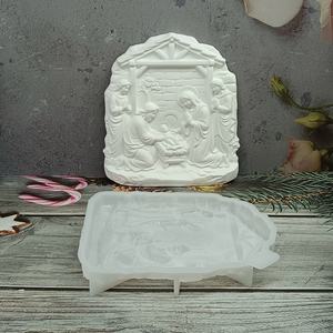 Moule de moulage en résine de silicone fait main Kingnoo, forme irrégulière, 1 pièce, style DIY, ornements décoratifs, outils de pâtisserie, en stock Hebei - Product Image 2