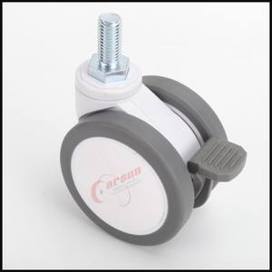 उच्च गुणवत्ता वाले कारखाने की कीमत 3/4/5 इंच मेडिकल कैस्टर अस्पताल बिस्तर कैस्टर व्हील - Product Image 3