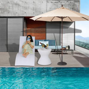 Chaise <span class=keywords><strong>de</strong></span> piscine rechargeable en plastique, chaise longue <span class=keywords><strong>de</strong></span> patio, lit <span class=keywords><strong>de</strong></span> <span class=keywords><strong>soleil</strong></span>, chaise longue <span class=keywords><strong>de</strong></span> plage, chaise d'extérieur - Product Image 6