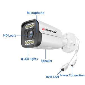 HFwvision HDナイトビジョンスマートホーム4K防犯カメラPOE AIアラーム双方向オーディオVMYCAM車両モーション検出CCTVカメラ - Product Image 6