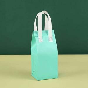 Eco-Friendly Custom Logo Thermal Cooler <b>Bag</b> <b>Recyclable</b> Non-Woven Insulated Lunch Take-Away Hamburger Sandwich Cake Bread Picnic - Product Image 6