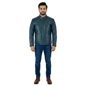 Chaqueta de cuero para hombre a prueba de viento, último modelo, al por mayor, la más vendida, impermeable. - Product Image 1
