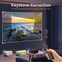 Projecteur 4K Android Smart Wifi Led Google Tv Projecteur 2024 Jeu Projecteur 600 Ansi 13000 Lumens 1080P Pour Écran 180 Pouces