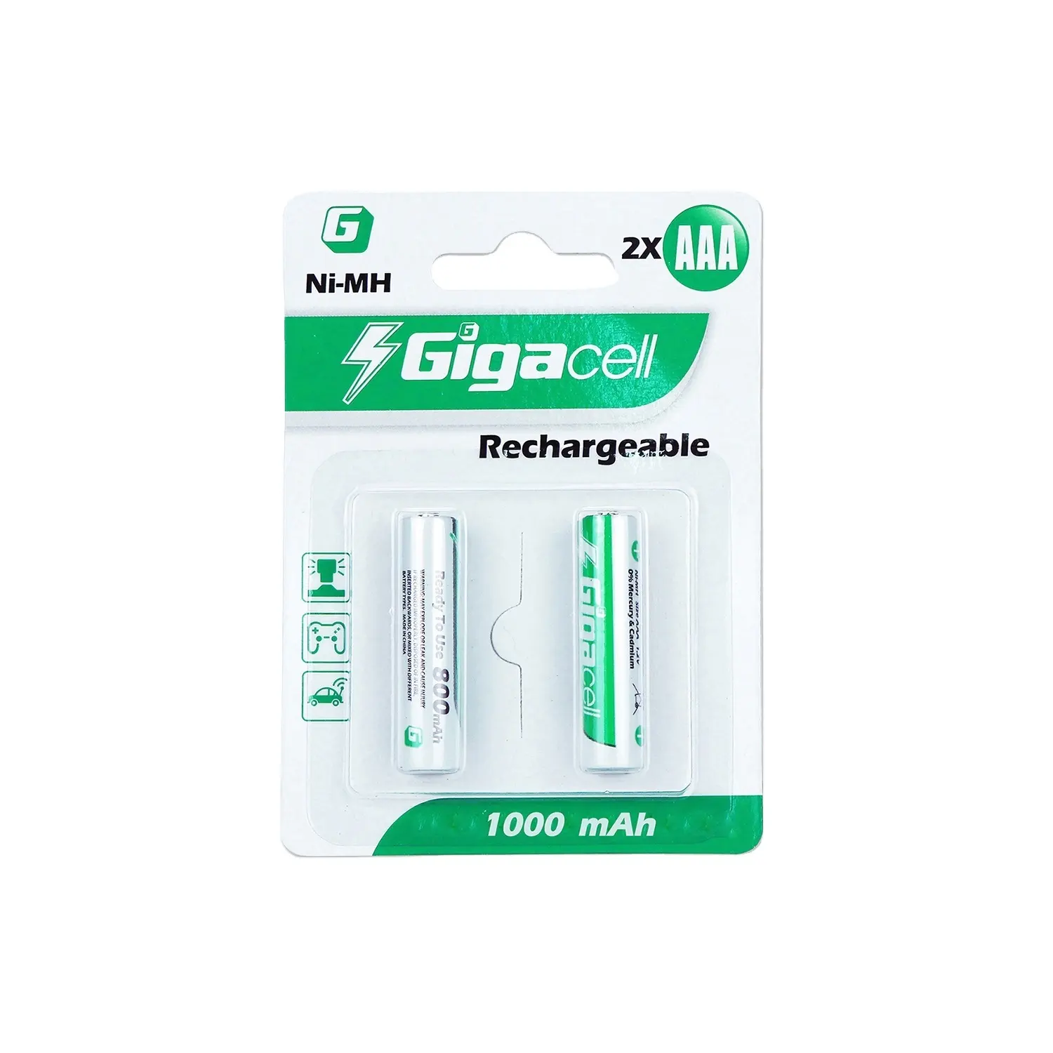 Ni-MH HR03 900mAh battery rechargeable aaa