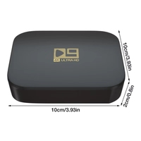 Nuevo CHEERSFLY Smart TV Box D9 Android 10.0 2.4G 5G WiFi Dual Core Allwinner H6 4K HD 8GB 256GB Home Theater