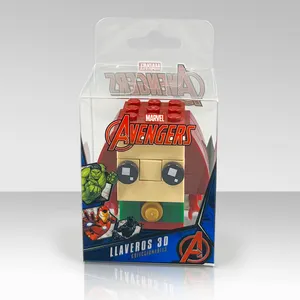Scatola di acetato personalizzato Caja De Plastico scatole di imballaggio trasparente vassoio scatola PET plastica personalizzata per bambini ragazzo ragazza giocattolo