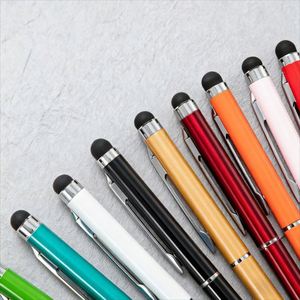 Stylos à bille métalliques promotionnels à succès avec logo, stylet universel, encre gel, vente en gros, stylo personnalisé adapté au marketing - Product Image 3