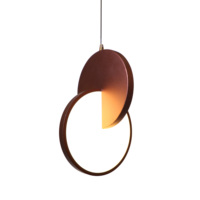 Suspension LED Moderne Simple et Luxueuse en Fer Forgé Noir et Blanc, Hauteur Réglable, Acrylique, Lumière Blanche Chaude 3000K pour Restaurant, Bar, Salon