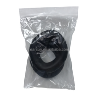 PX360/MM550-X/MM450-X bantalan telinga pengganti-bantalan telinga busa memori Premium dengan isolasi kebisingan, HITAM