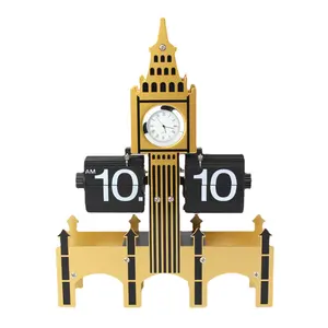 妙可英国大本钟模型大本钟自动翻页客厅装修欧式