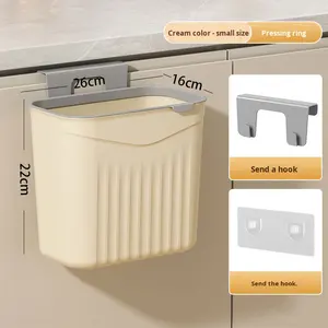 <span class=keywords><strong>Cubo</strong></span> de <span class=keywords><strong>Basura</strong></span> de Pared para Cocina con Tapa, <span class=keywords><strong>Cubo</strong></span> de <span class=keywords><strong>Basura</strong></span> Colgante para Puerta de Armario, Baño, Espacio Reducido, <span class=keywords><strong>Cubo</strong></span> de Almacenamiento de <span class=keywords><strong>Basura</strong></span> - Product Image 3