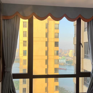 El fabricante suministra nueva tela y materiales de cortina opaca de doble cara ultrasuave de poliéster 100% - Product Image 2