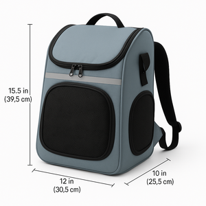 Trọng Lượng Nhẹ Phía Trước Xe Đạp Vật Nuôi Tàu Sân Bay Ba Lô Cho Mèo Chó Có Thể Gập Lại Thoáng Khí Xe Đạp Tay Đua Vật Nuôi Túi Du Lịch Nhà Máy OEM - Product Image 6