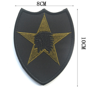 Ngoài trời cho súng hoa hồng tăng này là fien QR mã 3D thêu Vòng cảm thấy sắt-on Sequins Polyester cho vá may sử dụng - Product Image 5