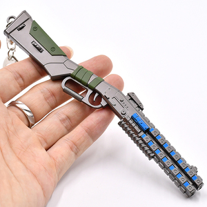 Offre Spéciale 16cm fusil de chasse modèle porte-clés de légendes <span class=keywords><strong>APEX</strong></span> personnalisé métal pistolet porte-clés Souvenir porte-clés pendentif pour la décoration - Product Image 6