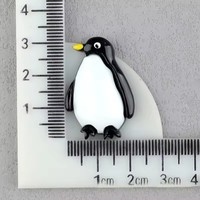 Оптовая продажа, искусственные миниатюрные фигурки животных из смолы с плоской задней стороны, динозавр, тигр, пингвин, крокодил, фламинго, кот