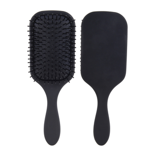 Spazzola per capelli con cuscino districante con Logo personalizzato spazzola per capelli in Nylon con setole di cinghiale spessa e bagnata e asciutta - Product Image 1