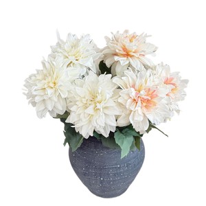 Yasunobu Artificial Dahlia <b>Flower</b> Polyester <b>Single</b> Branch 48g For Home Decor And Photography Props - Product Image 5