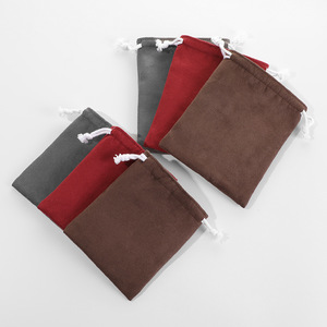 LINNA Custom <b>Textile</b> <b>Packaging</b> Wholesale OEM/ODM Velvet Bags Custom Velvet Drawstring Bags Storage Dust-proof Gift Jewelry Bag - Product Image 6