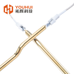 Lámpara de Calentamiento Infrarroja Irregular Personalizada Youhui con Recubrimiento Dorado para Equipos de Soldadura de Plástico Automotriz - Product Image 2