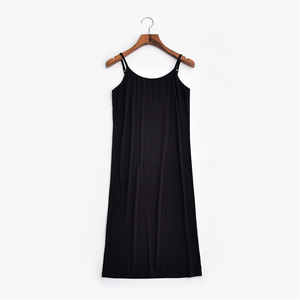 <span class=keywords><strong>Robe</strong></span> en Modal pour femmes, bretelles Spaghetti, gilet, jupe, <span class=keywords><strong>sous</strong></span>-<span class=keywords><strong>robe</strong></span>, Camisoles, slip, <span class=keywords><strong>jupon</strong></span> intérieur - Product Image 3