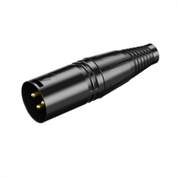 Connecteur 3 broches XLR mâle femelle Connecteur Microphone Audio Jack Plug Cannon Plug