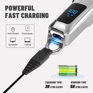 कुत्ते सौंदर्य कतरनी बिजली ताररहित पालतू बाल Trimmer रिचार्जेबल कुत्तों शेवर कतरनी पेशेवर भारी शुल्क कुत्ते सौंदर्य - Product Image 4