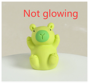 Hada suculenta miniatura pequeña estatuilla resina de dibujos animados <span class=keywords><strong>3D</strong></span> Capybara Animal figura chico bañera ducha suerte ciego misterio bolsa juguete - Product Image 6