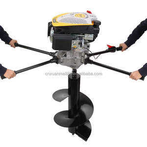 4-takt Paalgat <span class=keywords><strong>Digger</strong></span> <span class=keywords><strong>196cc</strong></span> 224cc Gas Aangedreven Aarde Auge Twee Man Aarde Vijzel Zware Duty Motor Plant Boom - Product Image 3