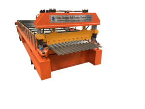 Nhà Máy bán hàng trực tiếp nhà sản xuất 836 sóng mạ kẽm kim loại Bảng điều chỉnh mái tấm cuộn tạo thành máy - Product Image 6