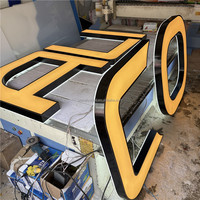 Letras de Canal Acrílicas Personalizadas con Iluminación Frontal 3D, Letrero LED de Neón Impermeable de Acero Inoxidable con Clasificación IP65 para Empresas, Hospitales y Parques
