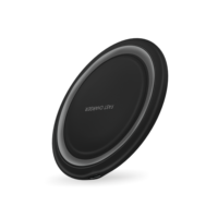 Chargeur de téléphone sans fil ultra-fin portable 15W, chargeur sans fil rapide pour iPhone, téléphones mobiles Galaxy