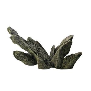 Aquariumdecoratie stroomrots visbak decor harsrots sculptuur ambacht visbak decoraties kunstmatige groene drakensteen - Product Image 1