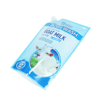 250g 500g 1L 2L 3L 5L Lait de brebis Gel douche Sac d'emballage Pochette à bec en plastique liquide