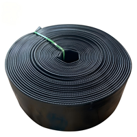 Tuyau plat en PVC noir de haute qualité de 6 à 24 pouces pour l'irrigation agricole, flexible, haute pression, lisse et pré-coupé