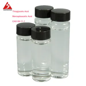 Ácido mercaptoacético, ácido tioglicólico, 99% min, CAS 68-11-1